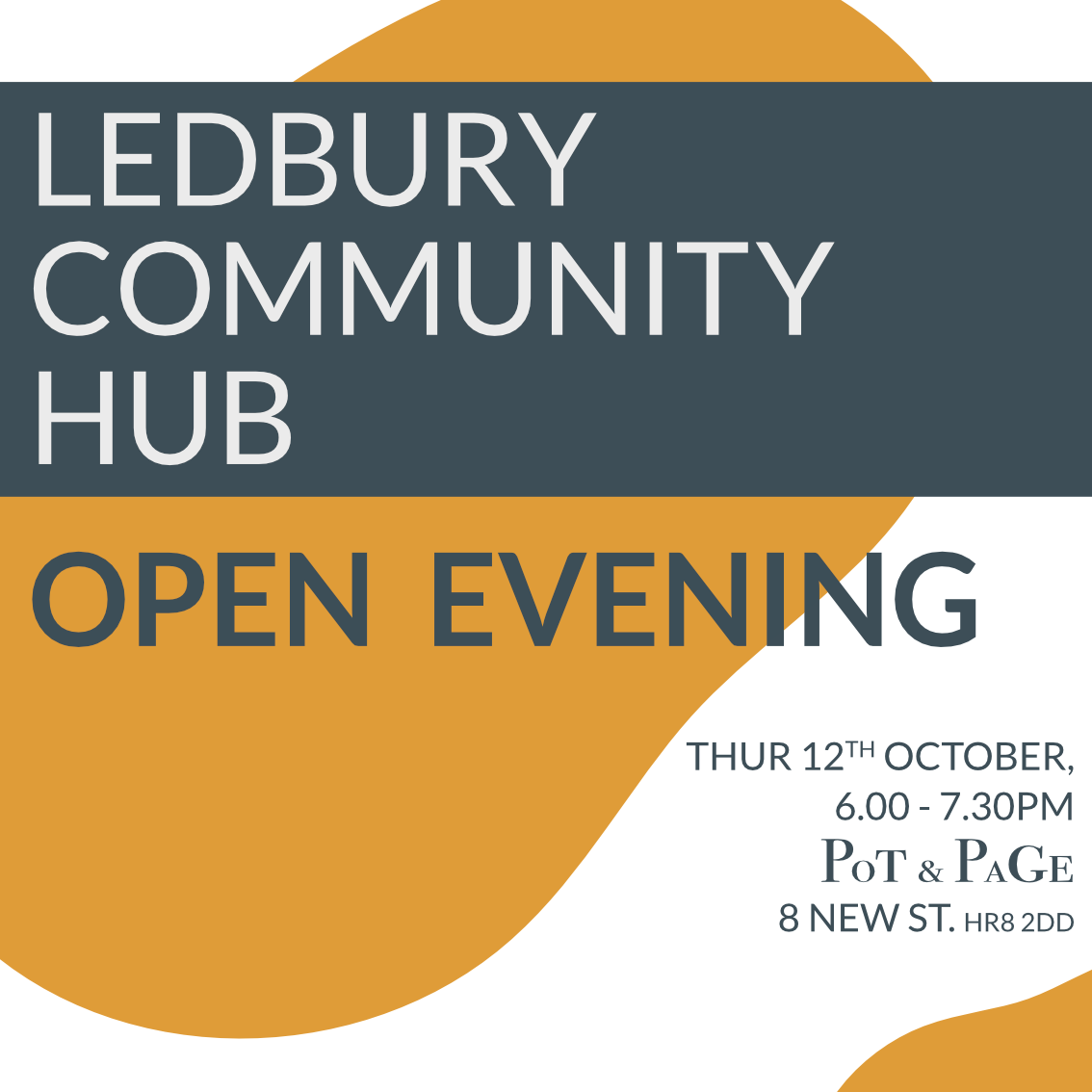 The Ledbury Community Hub Open Evening